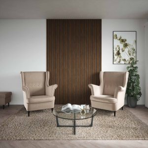 Walnut Glaze Wall Panel