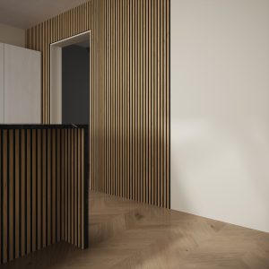 Light Oak Wall Panel